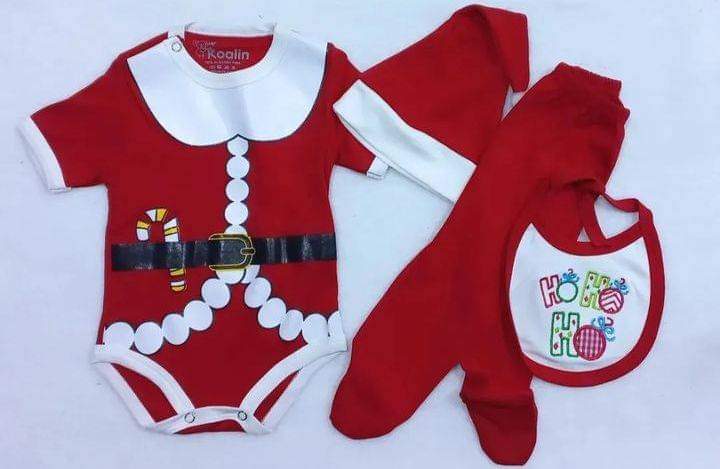 Ajuar Navidad Algodón 0/3 meses