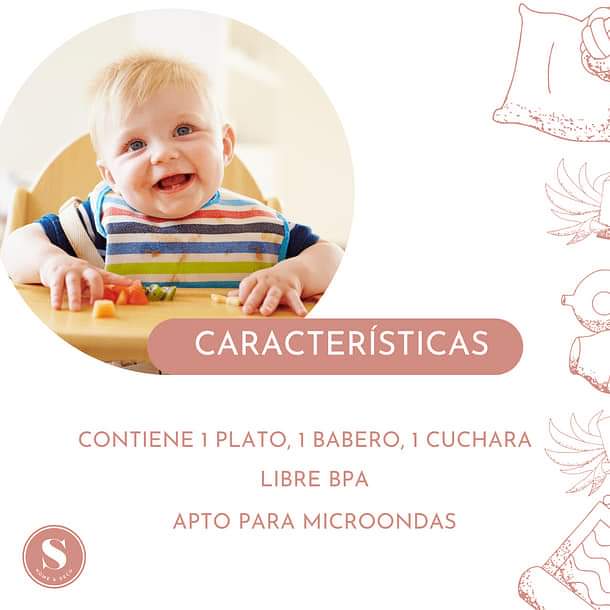 Set Alimentación Silicona Bebe 3 Piezas