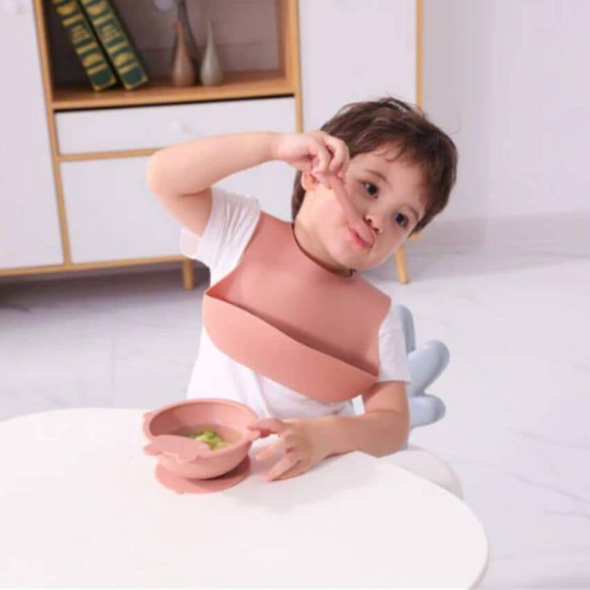 Set Alimentación Silicona Bebe 3 Piezas