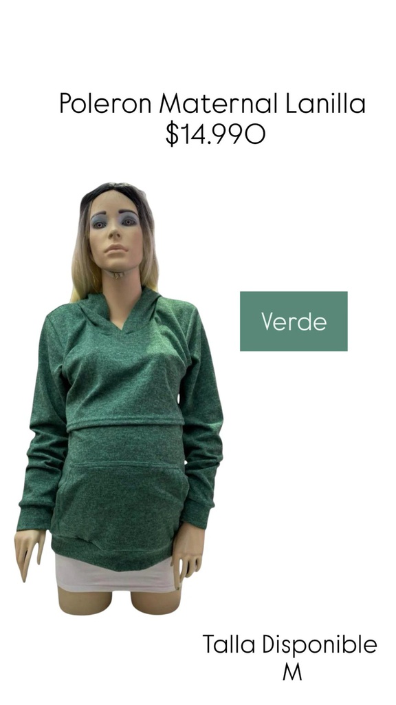 Poleron Maternal Lanilla