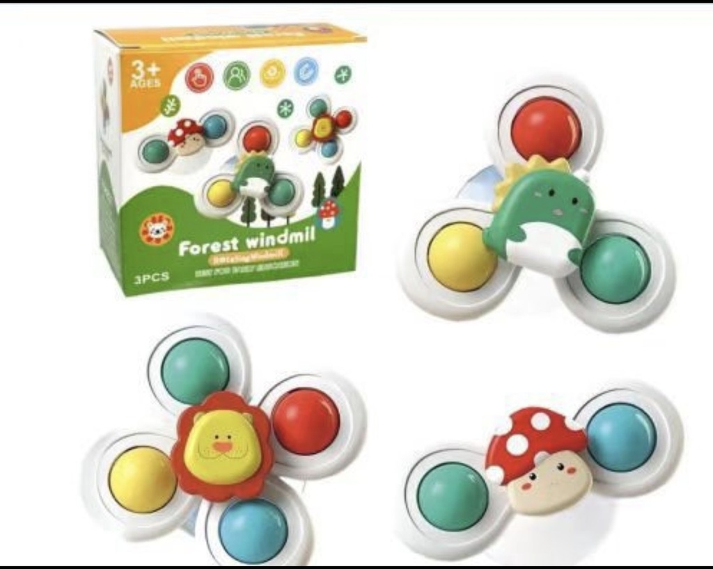 Set 3 Juguetes Giratorios Spinners
