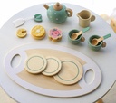 Juego set Tazas y Té Madera 15 pcs