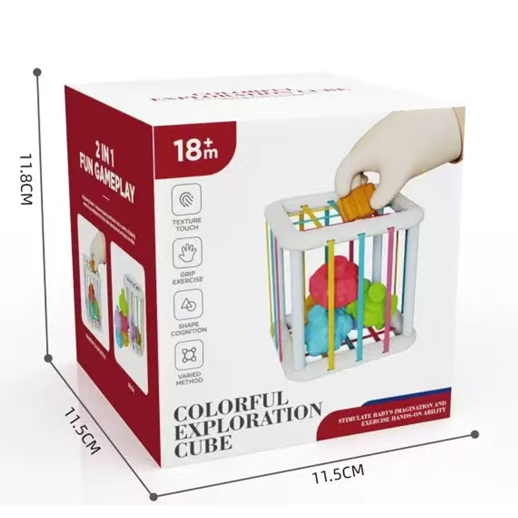 Juguete Cubo Didáctico Peque 2 en 1