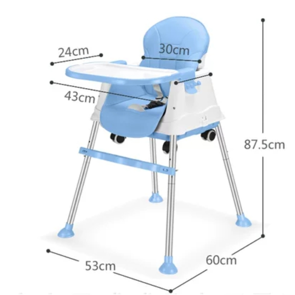 Silla Comer 4 en 1 con Asiento Ecocuero