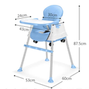 Silla Comer 4 en 1 con Asiento Ecocuero