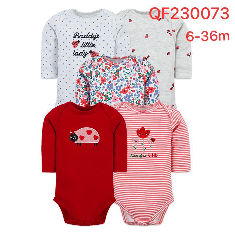 Set 5 Bodys Manga Larga Chinita