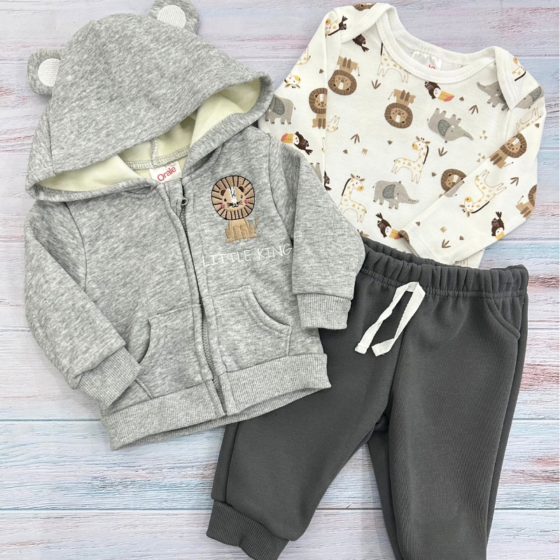 Conjunto Buzo Forrado 3 Piezas León