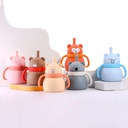 Vaso Silicona Bombilla con Diseños