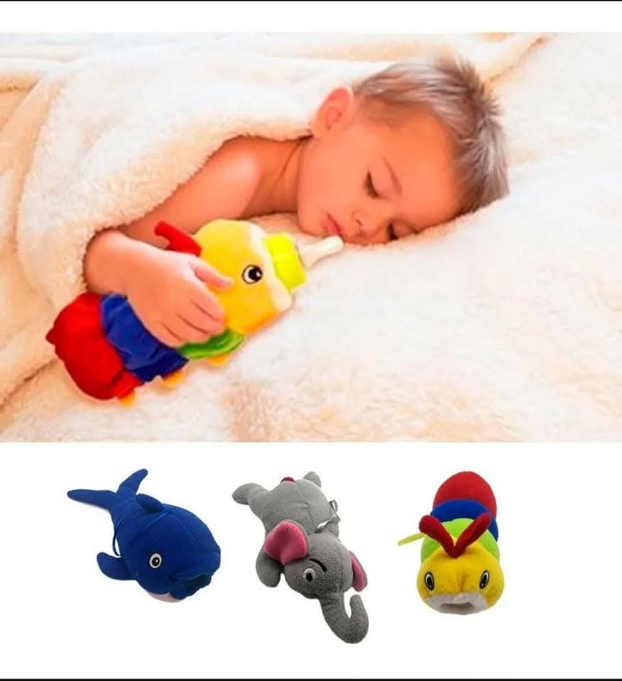 Funda Cubremamadera Peluche/ Porta Mamadera Antigolpes