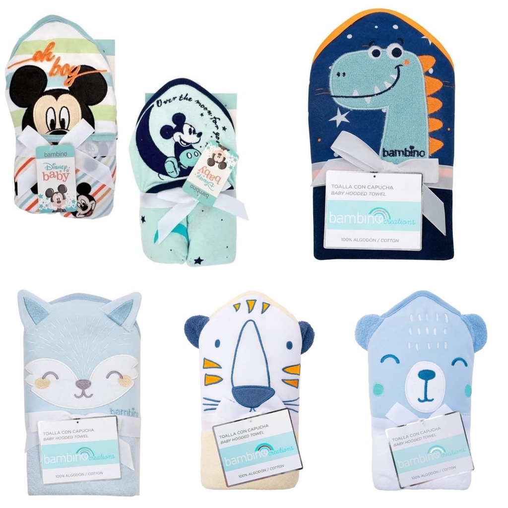 Toalla Capucha Bambino Niño