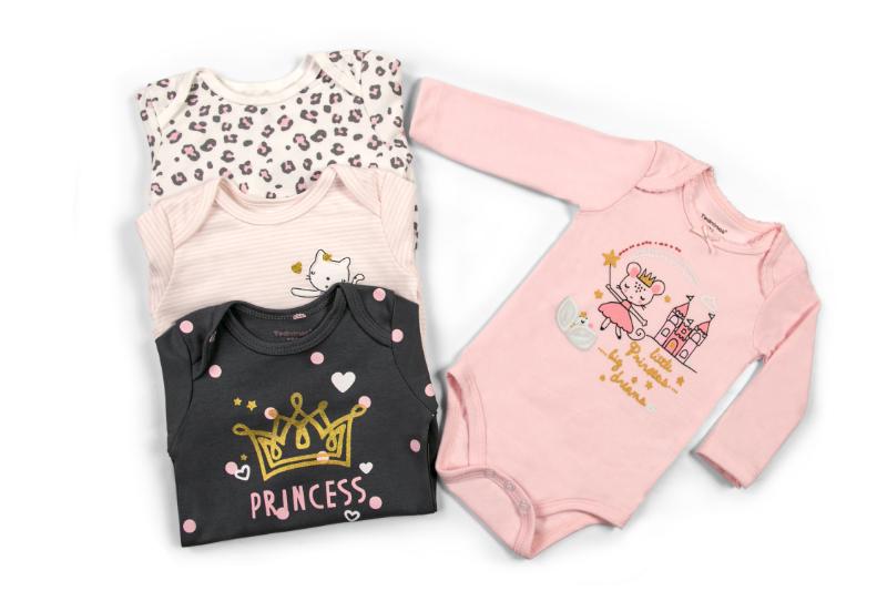 Set 4 Bodys Manga Larga Ratona