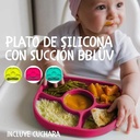SET DE PLATO Y CUCHARA DE SILICONA YÜMI BBLÜV