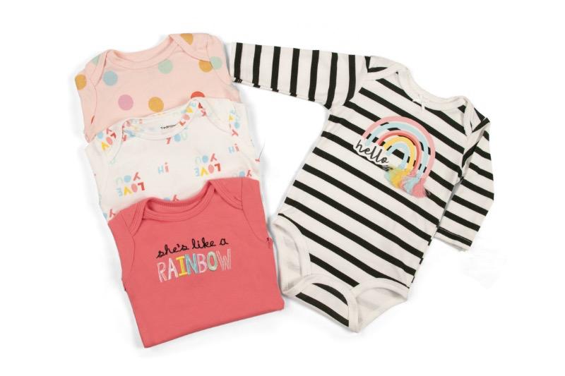 Set 4 Bodys Manga Larga Arcoiris