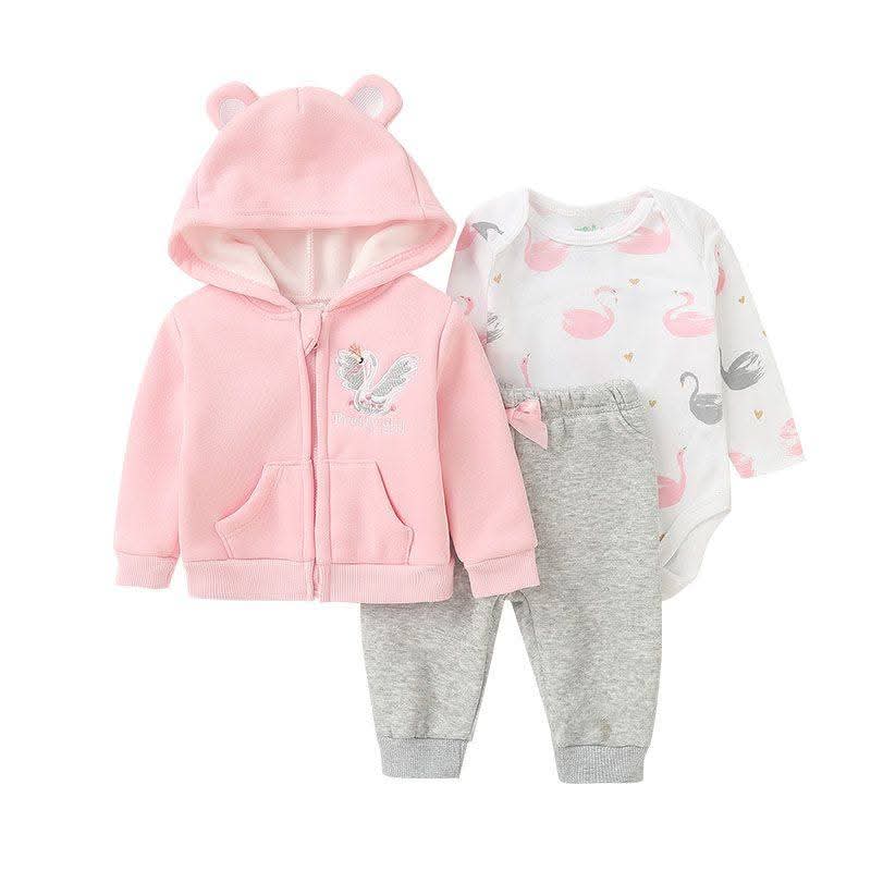 Conjunto Buzo Forrado 3P Cisne