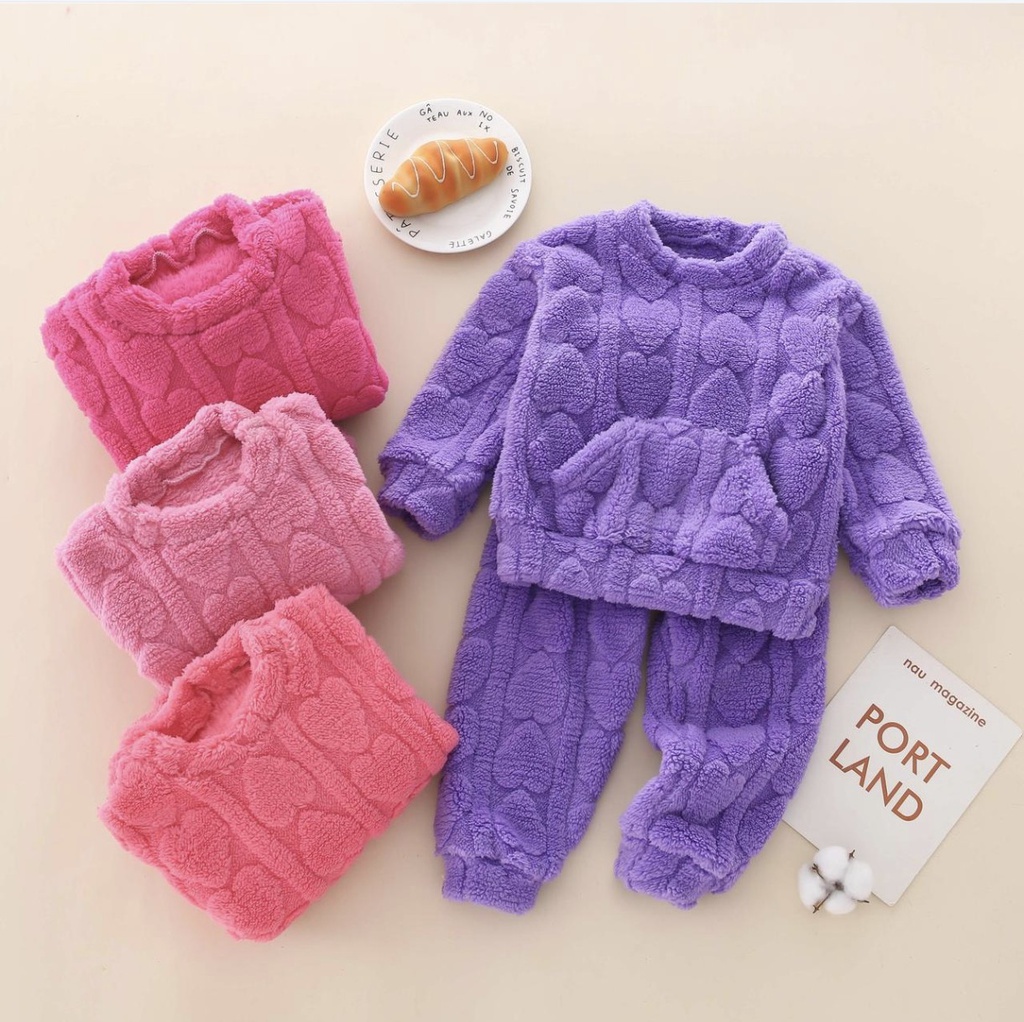 Pijama Plush 2 Piezas Niña