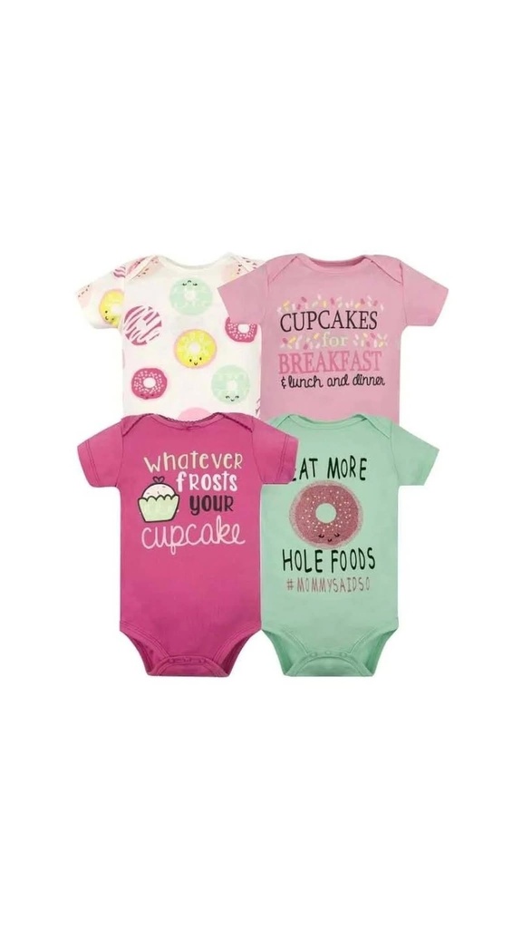 Set Bodys Manga Corta Donas