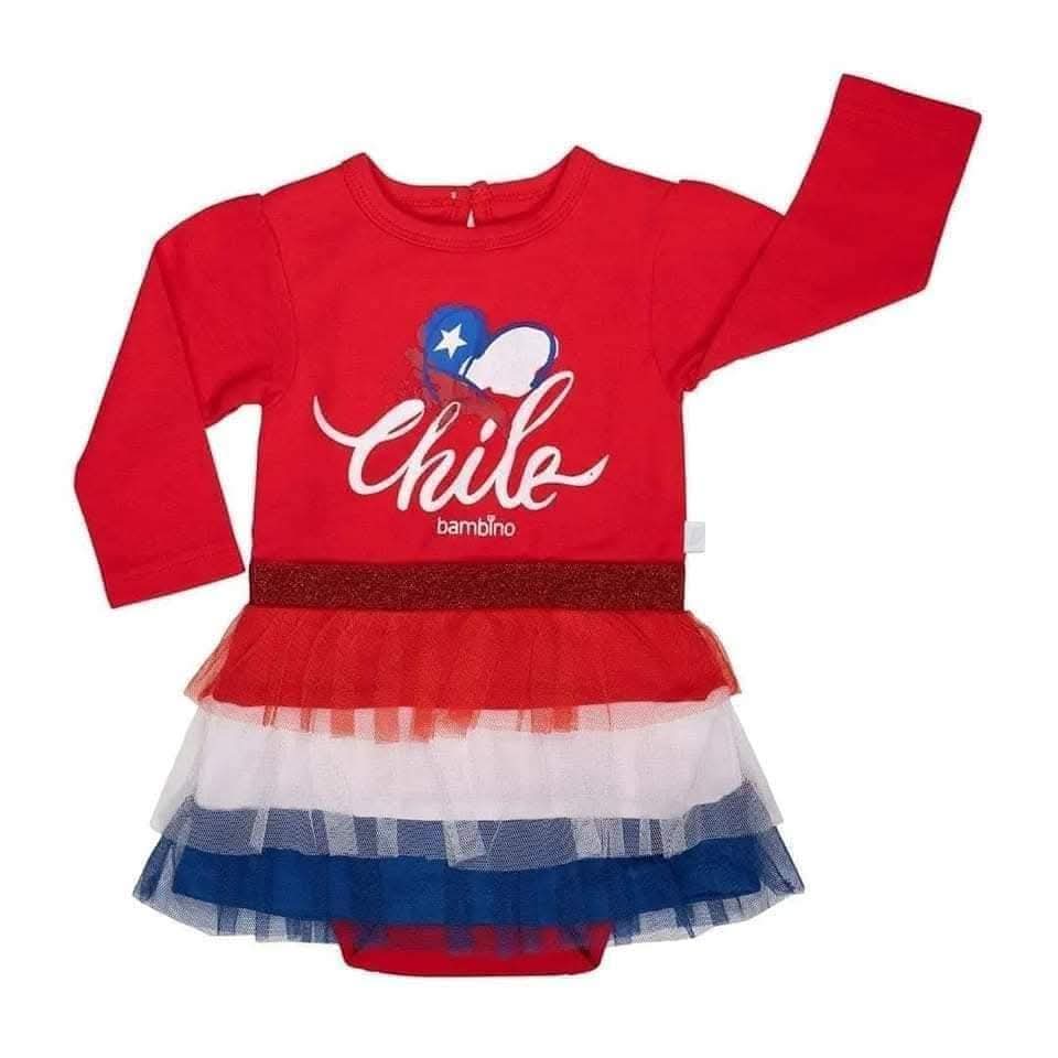 Vestido Body Bandera Chile 🇨🇱