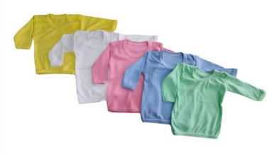 CAMISETAS BEBE MANGA LARGA 100% ALGODON NACIONAL