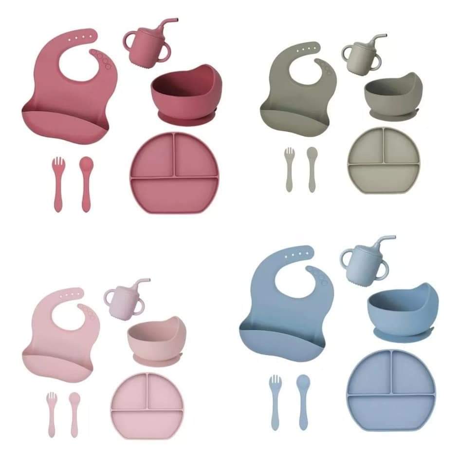 Set Alimentación Complementaria 6 piezas Silicona