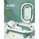 Bañera Plegable con Termómetro Digital + Cojin Bañera Secado Rápido 🛁