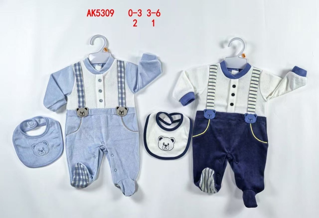 Osito Plush Niño Babero