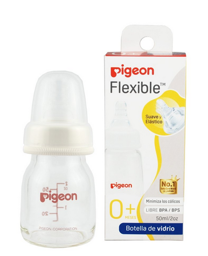 MINI MAMADERA 50 ML VIDRIO PIGEON