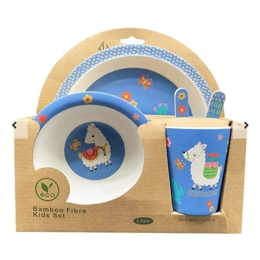 Set Platos Fibra Bambú