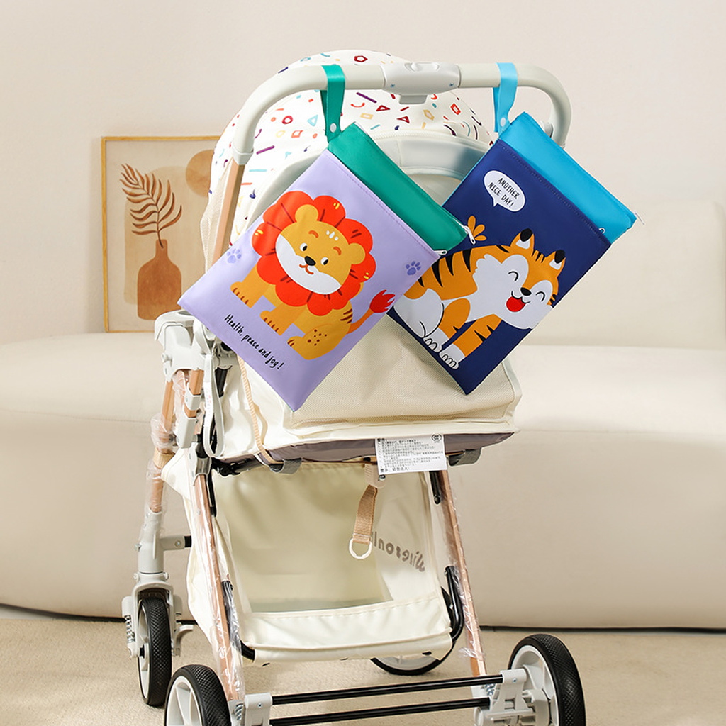 Bolsa Porta Pañal Impermeable Grande