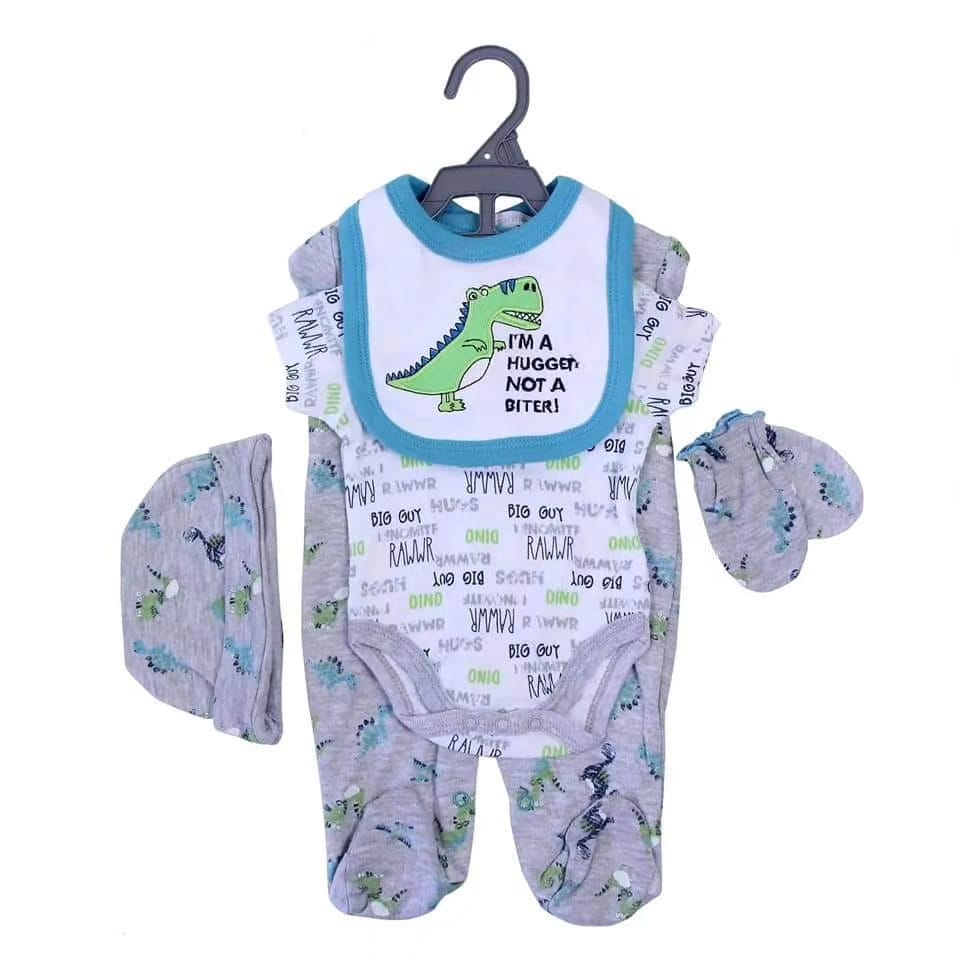 Ajuar Bebé Set de 5 Piezas 100% Algodón