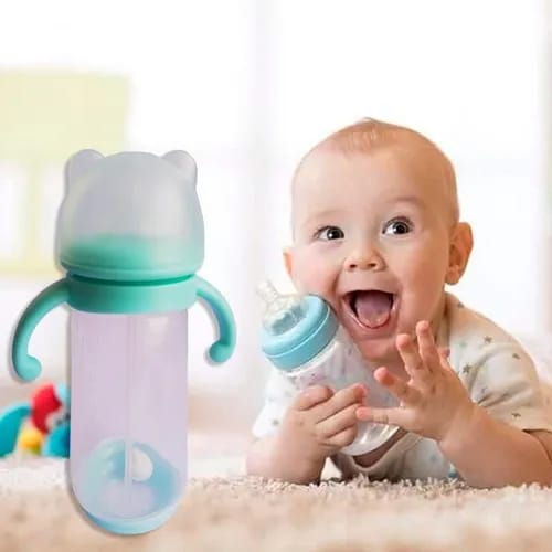 Mamadera Con Bombilla Asas 360ml