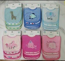 Set de 5 baberos Impermeables Bebé