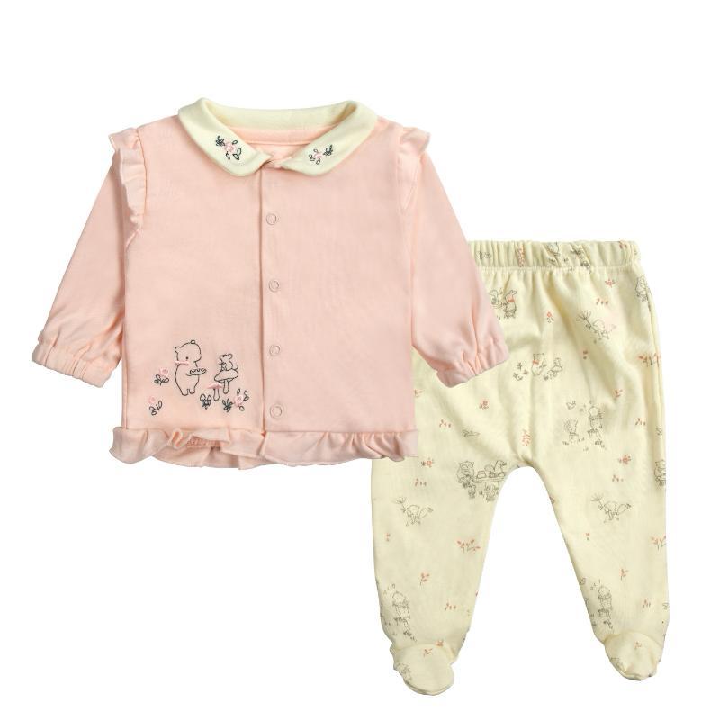 Traje 2 Piezas Bebé Rosado
