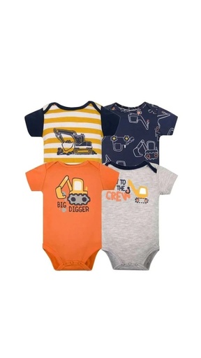 Set Bodys Manga Corta Retro