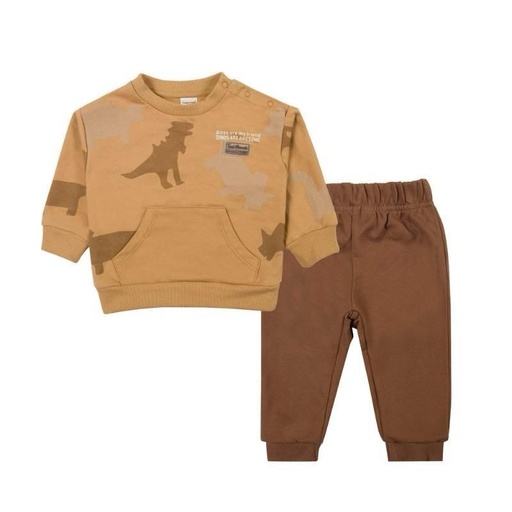 Buzo Bebé Dino Café 2P