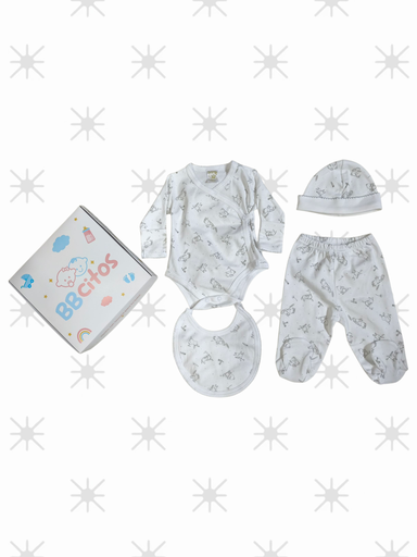 Ajuar Bienvenida Algodón Pima