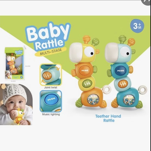 Juguete Oruga Didáctico Giratorio 360 con Musica y Sonajero