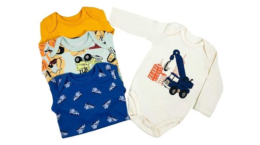 Set 4 Bodys M/L Camión Grúa