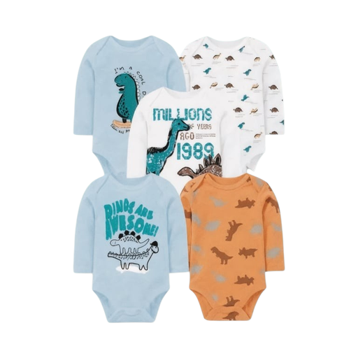 Set 5 Bodys M/L Dinosaurio