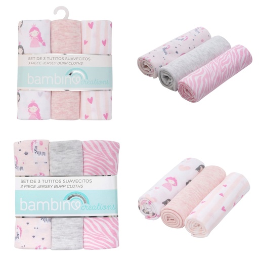 Set 3 Tutitos Suavecitos Bambino Niña