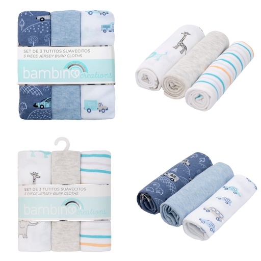 Set 3 Tutitos Suavecitos Bambino Niño