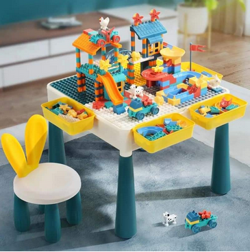 Mesa de construcción multifuncional 3 en 1  Mesa lego‼️