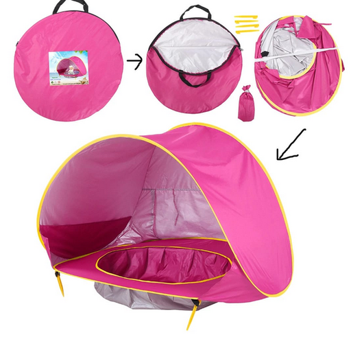 Carpa de Piscina Plegable con Protección UV