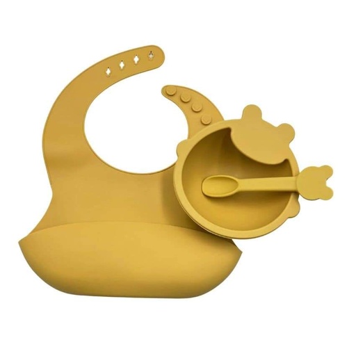 Set Alimentación Silicona Bebe 3 Piezas