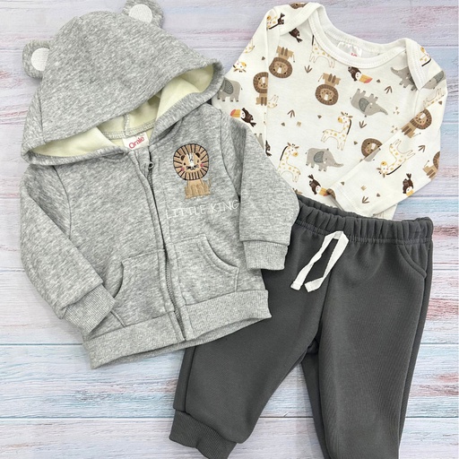 Conjunto Buzo Forrado 3 Piezas León