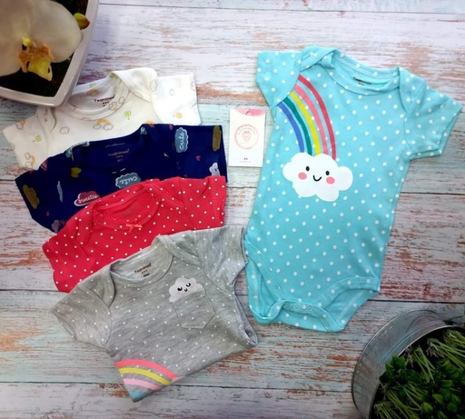 Set Bodys Manga Corta Nube