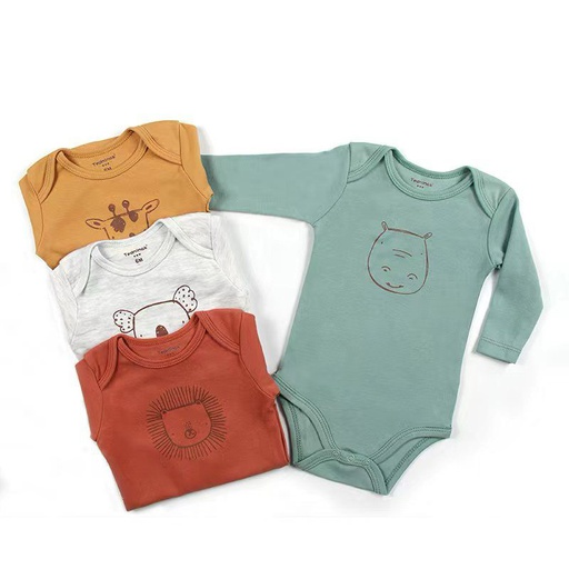 Set 4 Bodys Manga Larga Selva