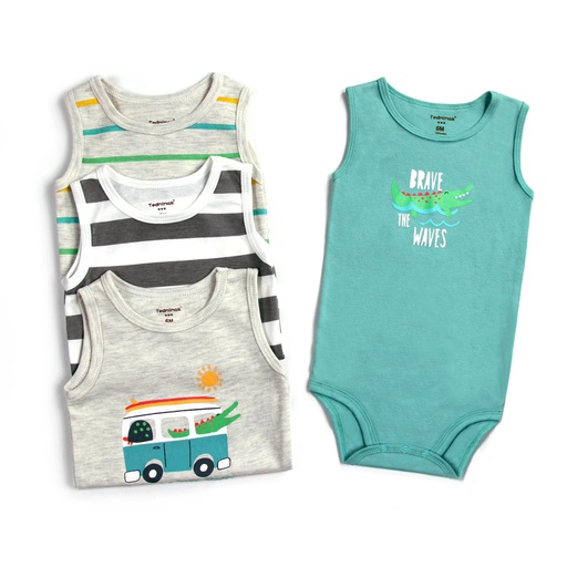 Set Bodys Bebé Cocodrilo