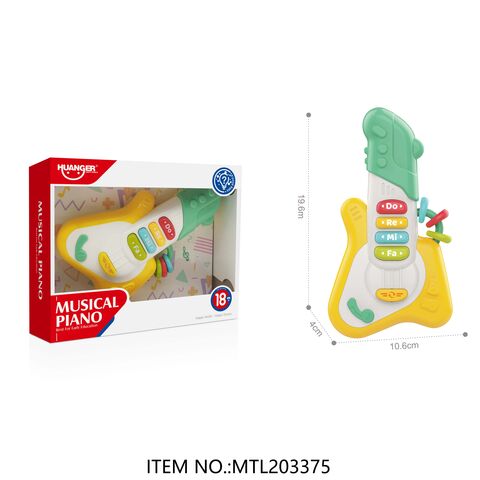 Juguete Piano Musical Guitarra Con Sonajero