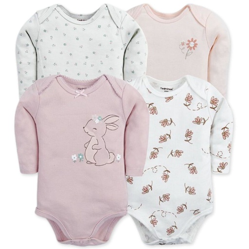 Set 4 Bodys Manga Larga Conejita