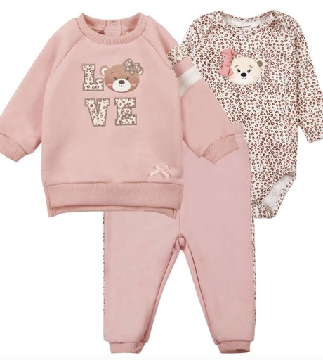 Conjunto Buzo 3P Love Print